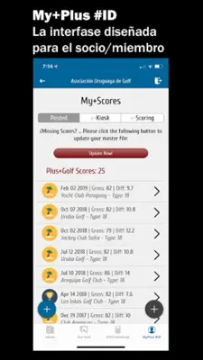 Asoc. Uruguaya de Golf AUG android App screenshot 0